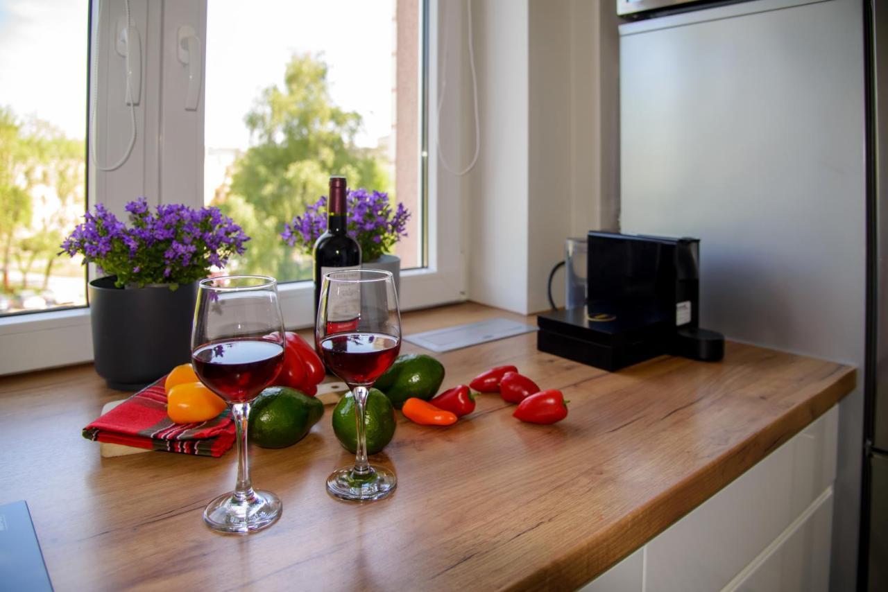 46m² 3 slaapkamer, 1 privé badkamer Appartement in Lange Tuinen Gdańsk Buitenkant foto