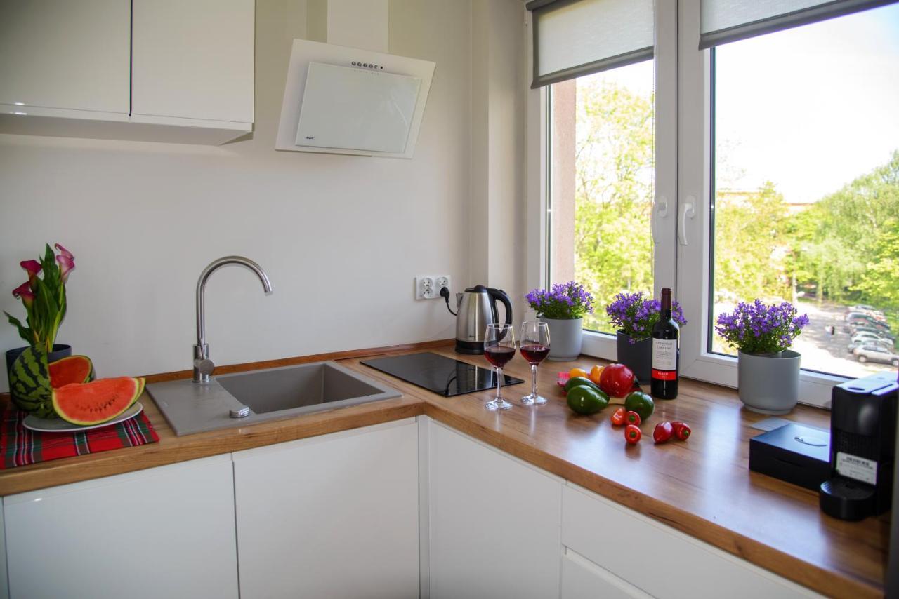 46m² 3 slaapkamer, 1 privé badkamer Appartement in Lange Tuinen Gdańsk Buitenkant foto
